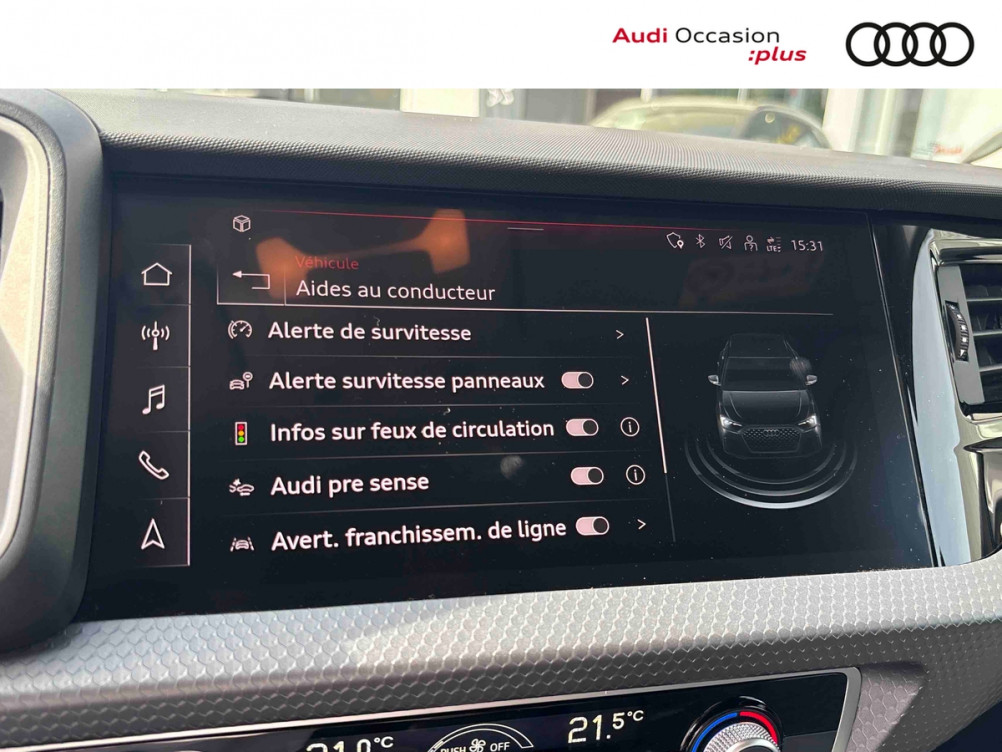 Acheter Audi A1 Sportback A1 Sportback 25 TFSI 95 ch S tronic 7 Design 5p occasion dans les concessions du Groupe Faurie