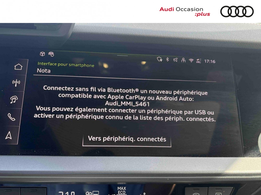 Acheter Audi A3 Sportback A3 Sportback 35 TDI 150 S tronic 7 S Line 5p occasion dans les concessions du Groupe Faurie