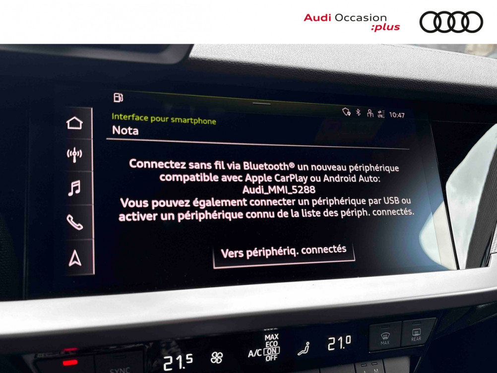 Acheter Audi A3 Sportback A3 Sportback TDI 150 S tronic 7 S line 5p occasion dans les concessions du Groupe Faurie