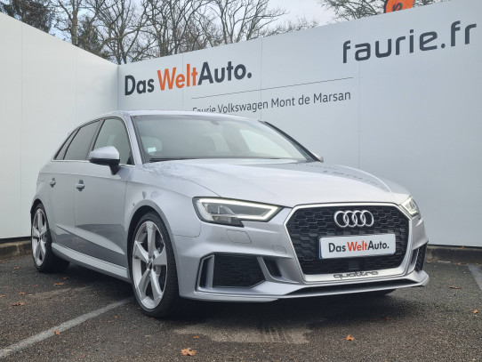 Acheter Audi RS3 RS3 Sportback 2.5 TFSI 400 S tronic 7 Quattro 5p occasion dans les concessions du Groupe Faurie