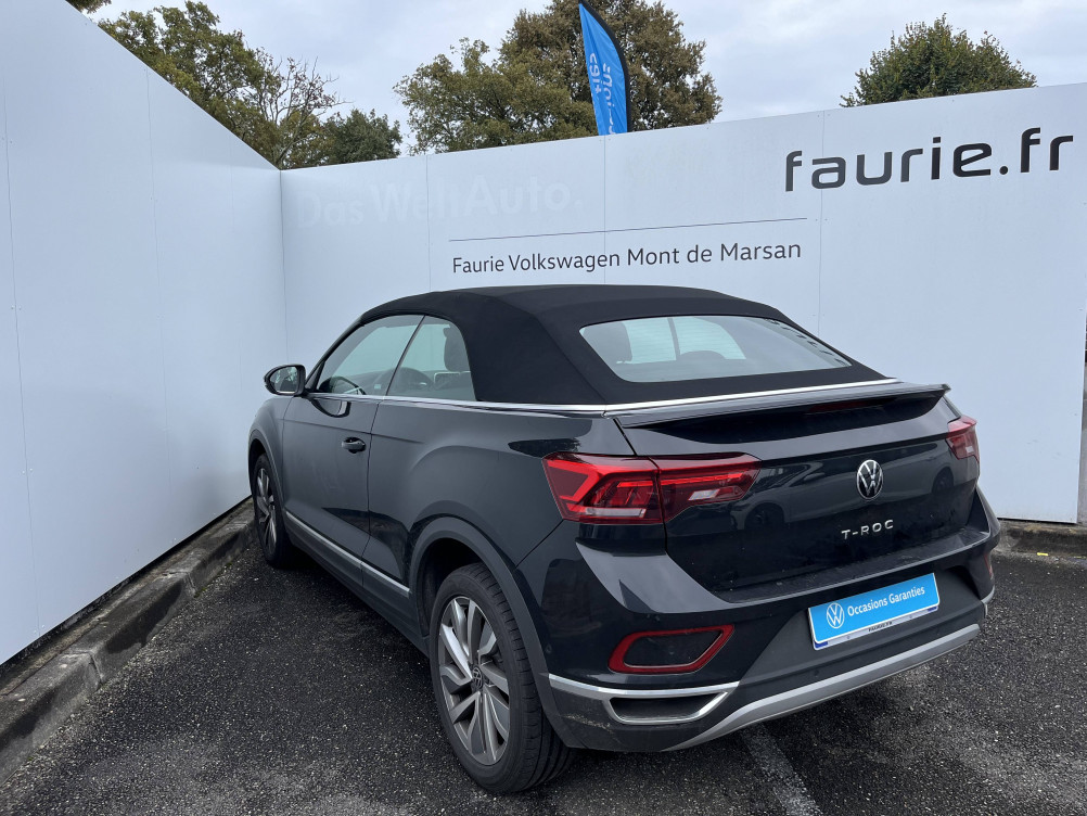 Acheter Volkswagen T-Roc T-Roc Cabriolet 1.5 TSI EVO 150 Start/Stop DSG7 Style 2p occasion dans les concessions du Groupe Faurie
