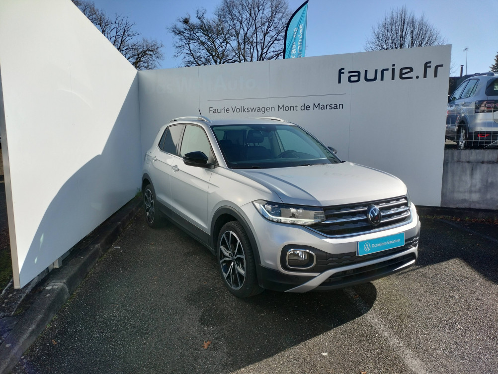 Acheter Volkswagen T-Cross T-Cross 1.0 TSI 110 Start/Stop BVM6 Style 5p occasion dans les concessions du Groupe Faurie