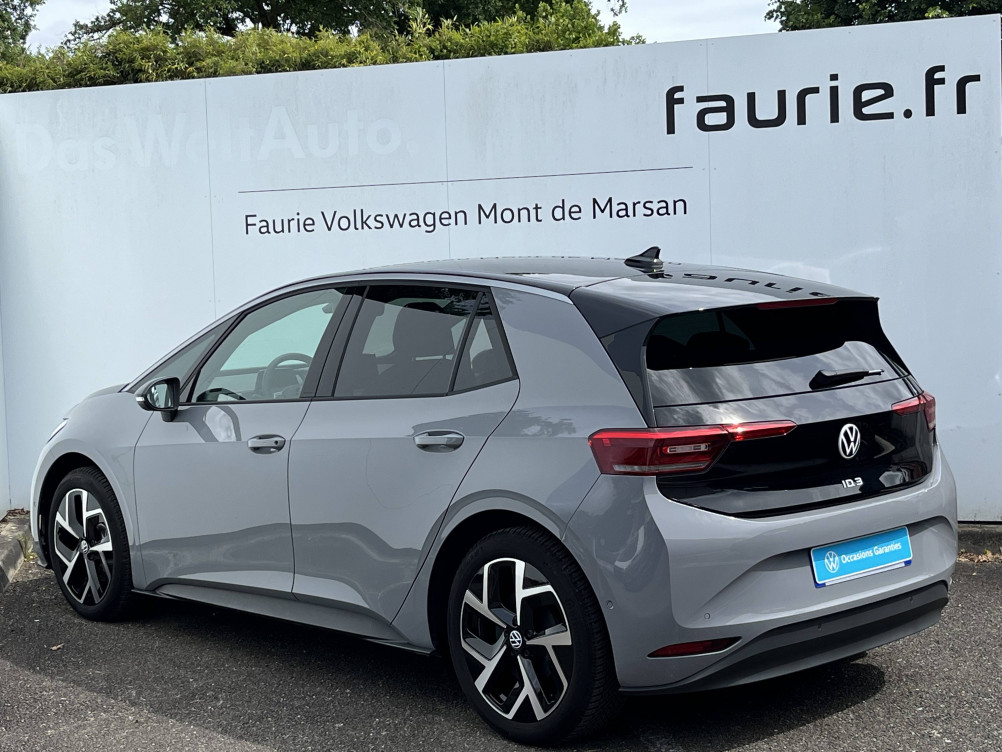 Acheter Volkswagen ID.3 ID.3 204 ch Pro  5p occasion dans les concessions du Groupe Faurie