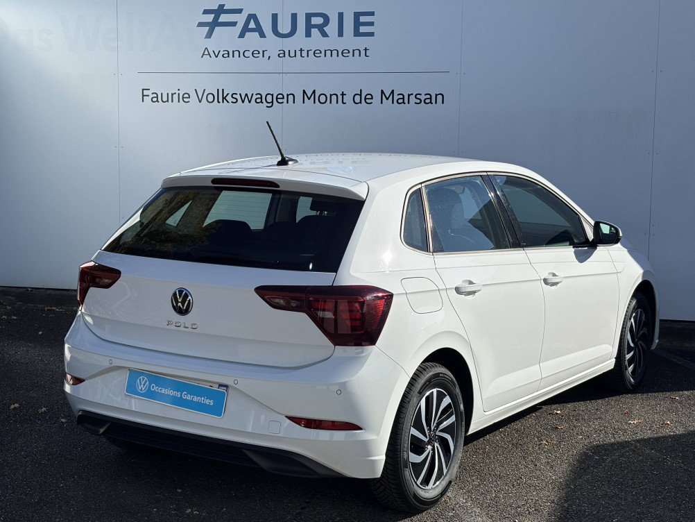 Acheter Volkswagen Polo Polo 1.0 TSI 95 S&S BVM5 Life 5p occasion dans les concessions du Groupe Faurie
