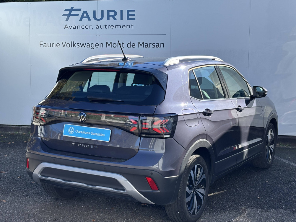Acheter Volkswagen T-Cross T-Cross 1.0 TSI 115 Start/Stop DSG7 Style 5p occasion dans les concessions du Groupe Faurie