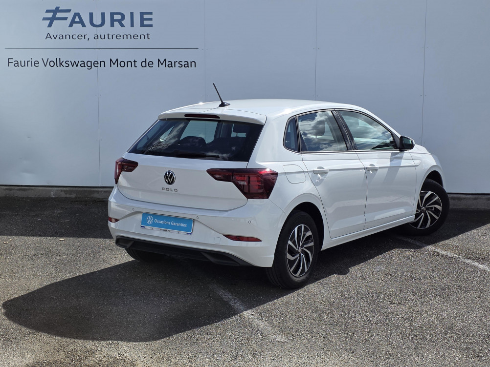 Acheter Volkswagen Polo Polo 1.0 TSI 95 S&S BVM5 Life 5p occasion dans les concessions du Groupe Faurie