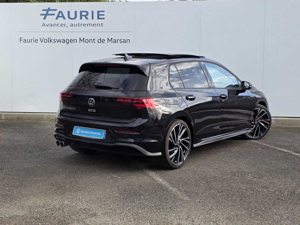Acheter Volkswagen Golf Golf 2.0 TDI SCR 200 DSG7 GTD 5p occasion dans les concessions du Groupe Faurie