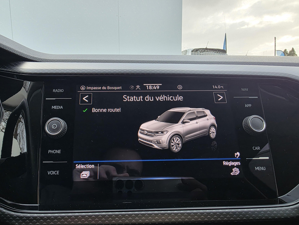 Acheter Volkswagen T-Cross T-Cross 1.0 TSI 110 Start/Stop BVM6 Life Plus 5p occasion dans les concessions du Groupe Faurie