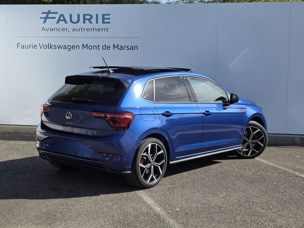 Acheter Volkswagen Polo Polo 2.0 TSI 207 S&S DSG7 GTI 5p occasion dans les concessions du Groupe Faurie
