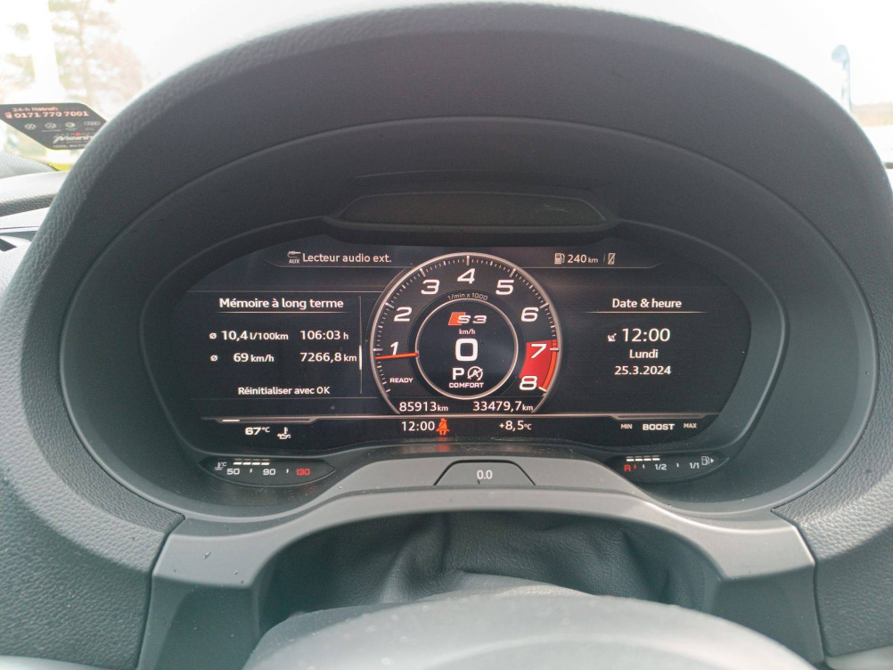 Acheter Audi S3 S3 Berline 2.0 TFSI 310 S tronic 7 Quattro  4p occasion dans les concessions du Groupe Faurie
