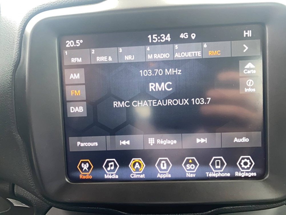 Acheter Jeep Renegade Renegade 1.6 I Multijet 130 ch BVM6 Limited 5p occasion dans les concessions du Groupe Faurie