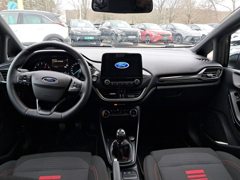 Acheter Ford Fiesta Fiesta 1.0 EcoBoost 125 ch S&S mHEV BVM6 ST-Line X 5p occasion dans les concessions du Groupe Faurie
