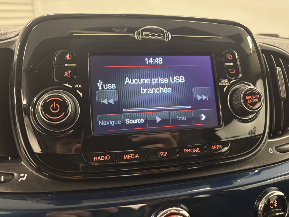 Acheter Fiat 500 500 1.2 69 ch Eco Pack Popstar 3p occasion dans les concessions du Groupe Faurie