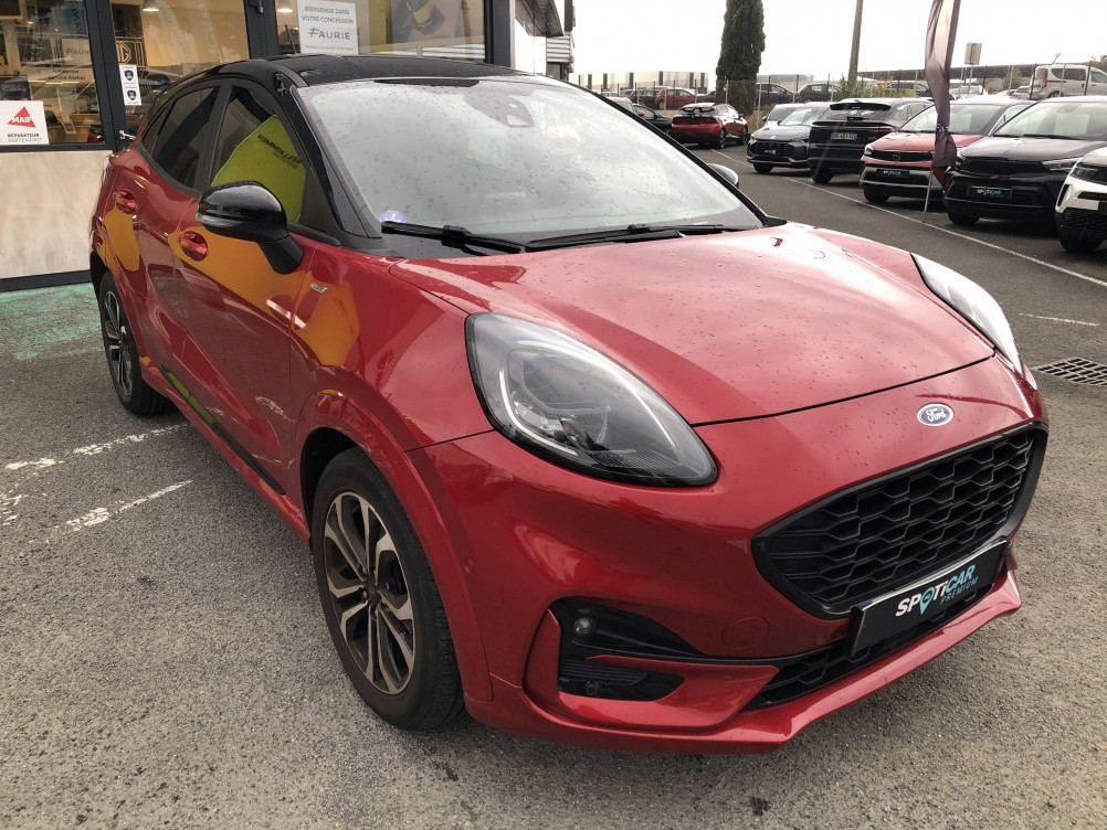 Acheter Ford Puma Puma 1.0 Flexifuel 125 ch mHEV S&S BVM6 ST-Line 5p occasion dans les concessions du Groupe Faurie