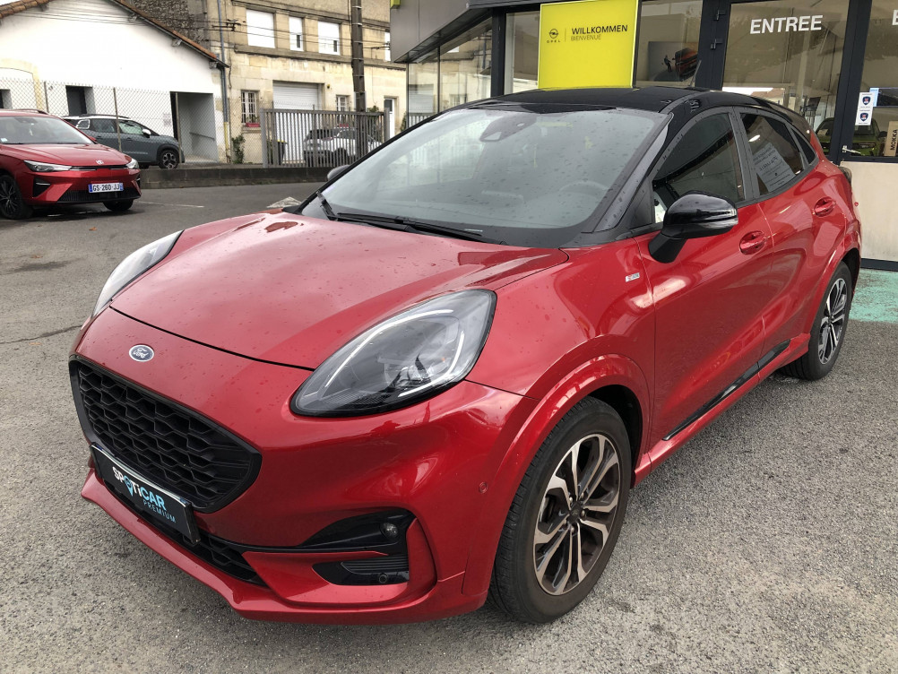 Acheter Ford Puma Puma 1.0 Flexifuel 125 ch mHEV S&S BVM6 ST-Line 5p occasion dans les concessions du Groupe Faurie