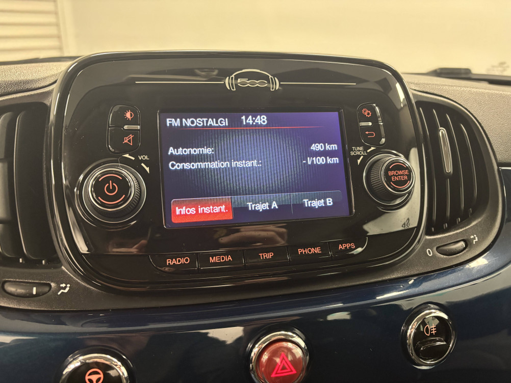 Acheter Fiat 500 500 1.2 69 ch Eco Pack Popstar 3p occasion dans les concessions du Groupe Faurie