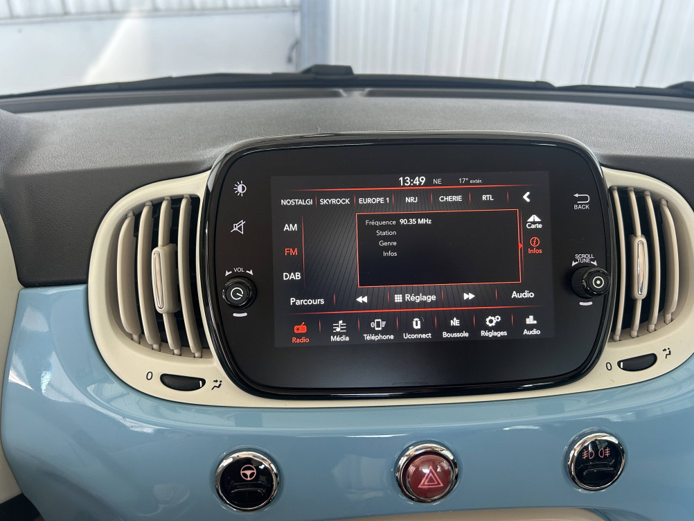 Acheter Fiat 500 500C 1.2 69 ch Dualogic Spiaggina 58 2p occasion dans les concessions du Groupe Faurie