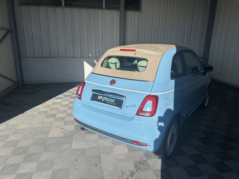 Acheter Fiat 500 500C 1.2 69 ch Dualogic Spiaggina 58 2p occasion dans les concessions du Groupe Faurie