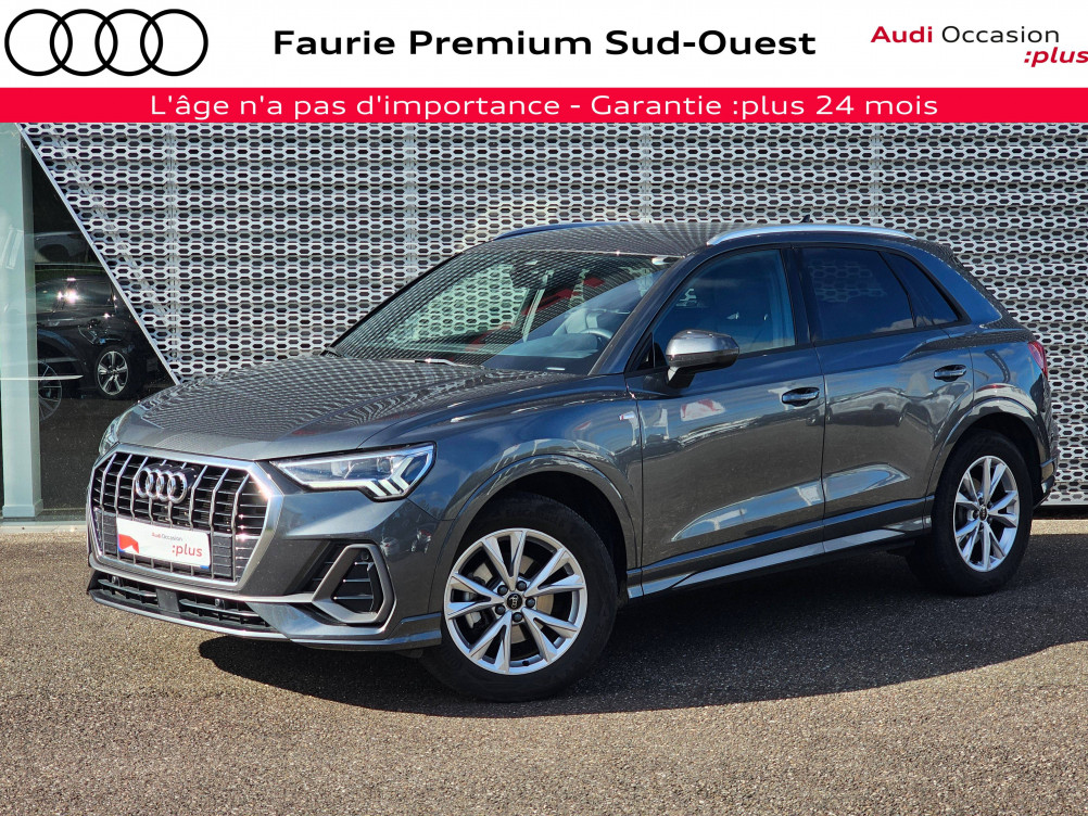 Acheter Audi Q3 Q3 35 TFSI 150 ch S tronic 7 S line 5p occasion dans les concessions du Groupe Faurie