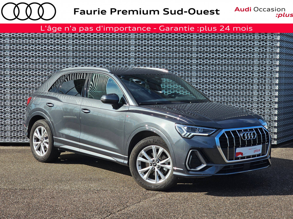 Acheter Audi Q3 Q3 35 TFSI 150 ch S tronic 7 S line 5p occasion dans les concessions du Groupe Faurie