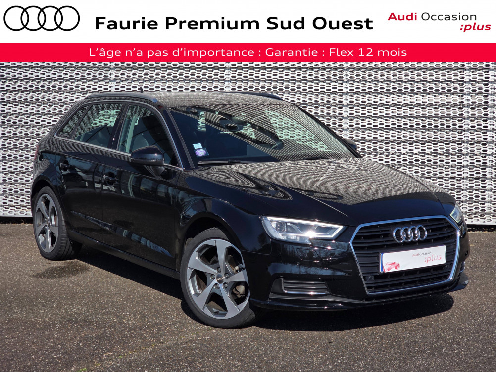 Acheter Audi A3 A3 Sportback 30 TFSI 116 S tronic 7 Design Luxe 5p occasion dans les concessions du Groupe Faurie