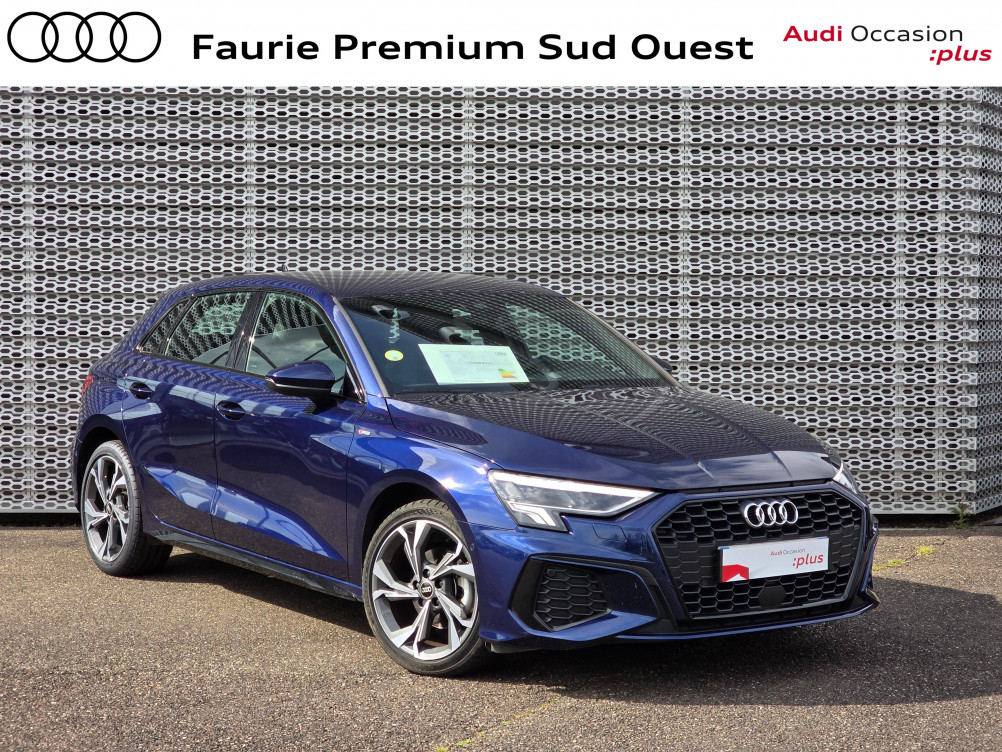 Acheter Audi A3 A3 Sportback 35 TDI 150 S tronic 7 S Line 5p occasion dans les concessions du Groupe Faurie