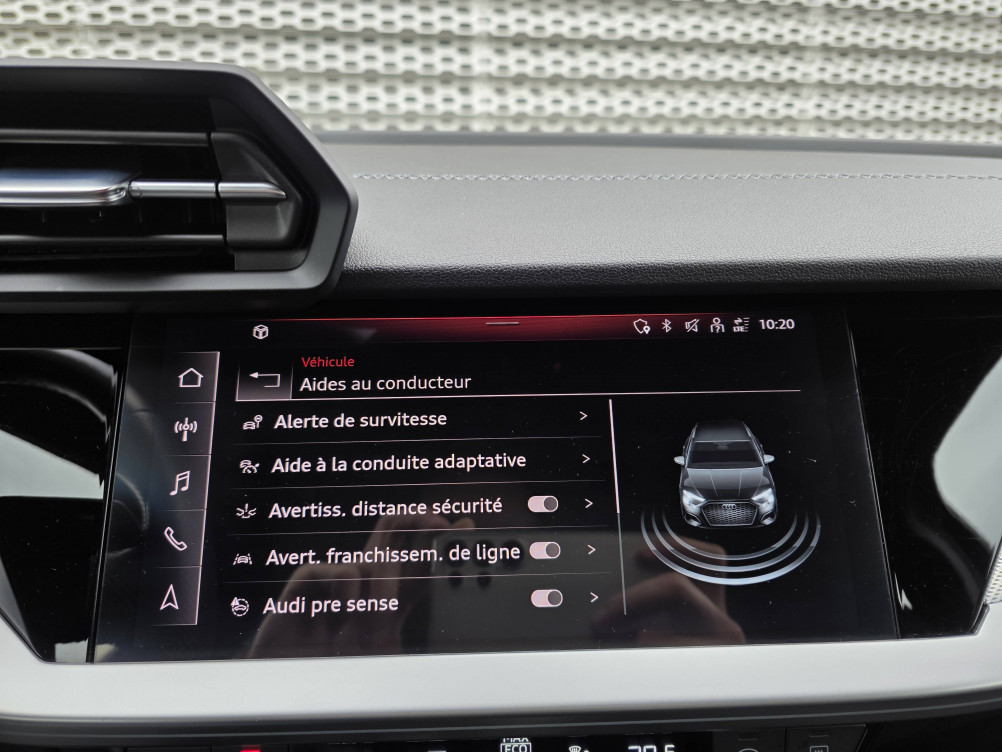 Acheter Audi A3 A3 Sportback 40 TFSIe 204 S tronic 6 S Line 5p occasion dans les concessions du Groupe Faurie