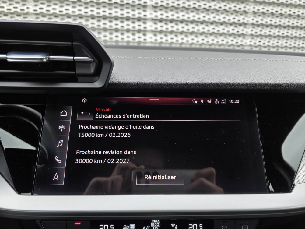 Acheter Audi A3 A3 Sportback 40 TFSIe 204 S tronic 6 S Line 5p occasion dans les concessions du Groupe Faurie