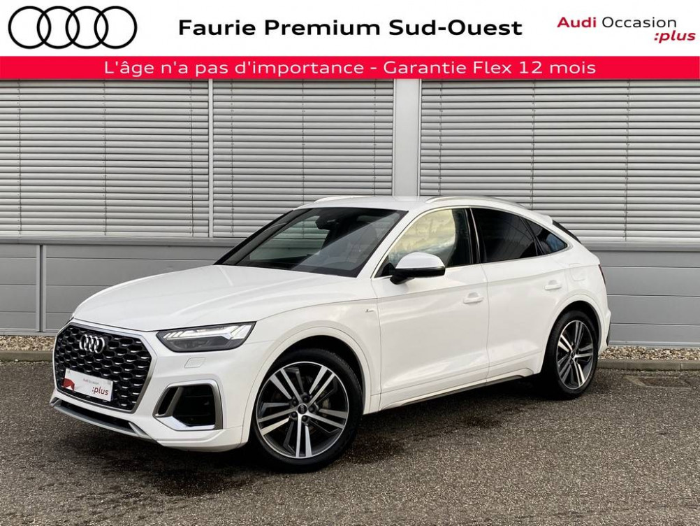 Acheter Audi Q5 Q5 Sportback 55 TFSIe 367 S tronic 7 Quattro S line 5p occasion dans les concessions du Groupe Faurie