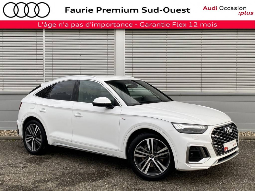 Acheter Audi Q5 Q5 Sportback 55 TFSIe 367 S tronic 7 Quattro S line 5p occasion dans les concessions du Groupe Faurie