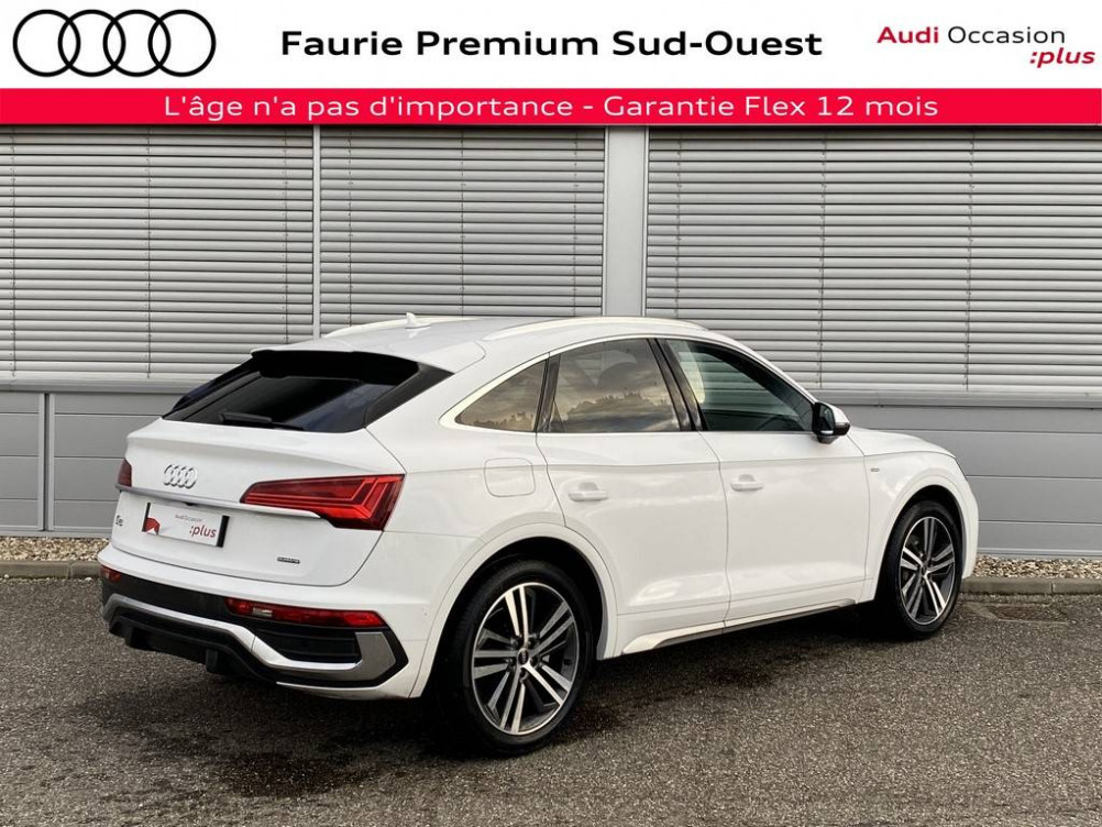 Acheter Audi Q5 Q5 Sportback 55 TFSIe 367 S tronic 7 Quattro S line 5p occasion dans les concessions du Groupe Faurie