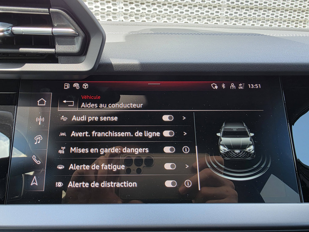 Acheter Audi A3 A3 Sportback 35 TDI 150 S tronic 7 S line 5p occasion dans les concessions du Groupe Faurie