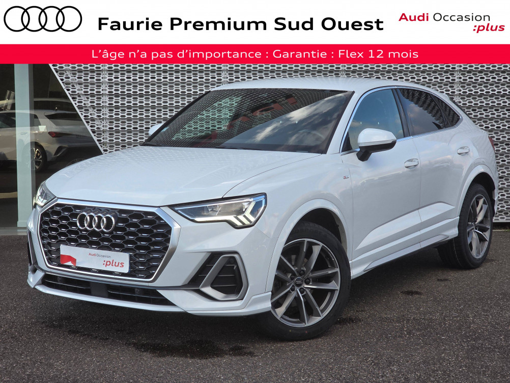 Acheter Audi Q3 Q3 Sportback 35 TDI 150 ch S tronic 7 S line 5p occasion dans les concessions du Groupe Faurie