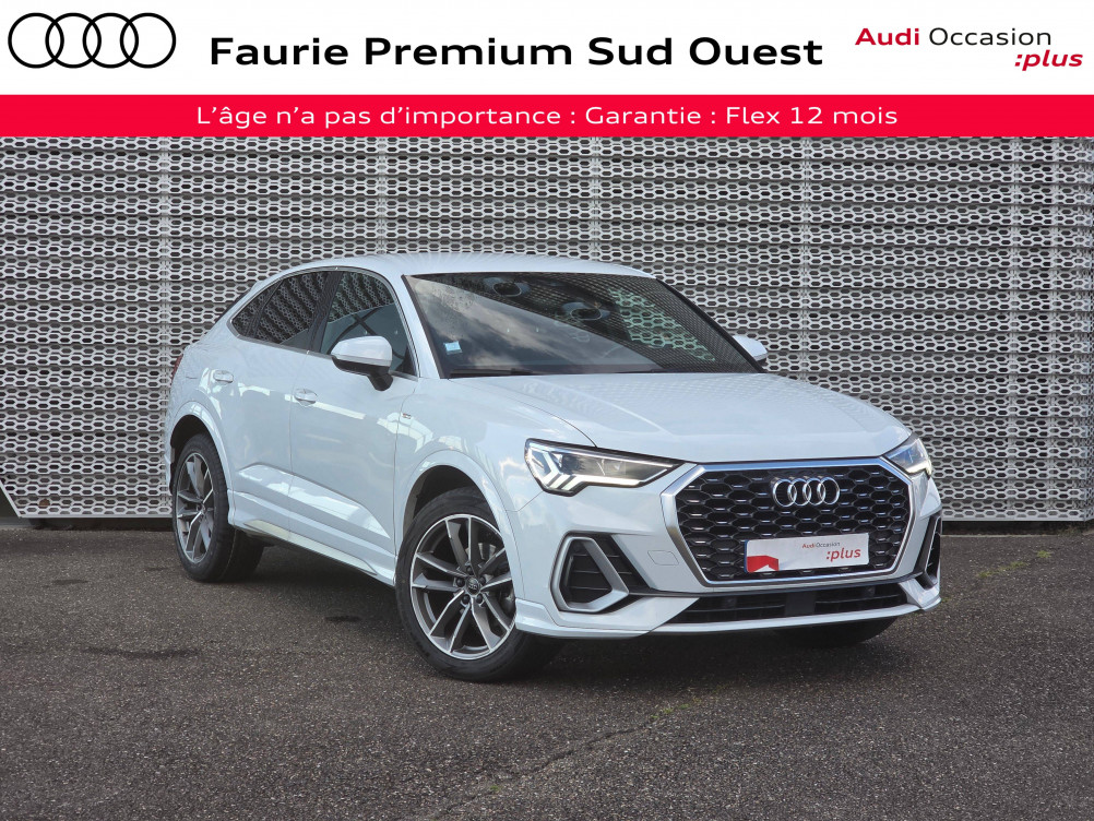 Acheter Audi Q3 Q3 Sportback 35 TDI 150 ch S tronic 7 S line 5p occasion dans les concessions du Groupe Faurie