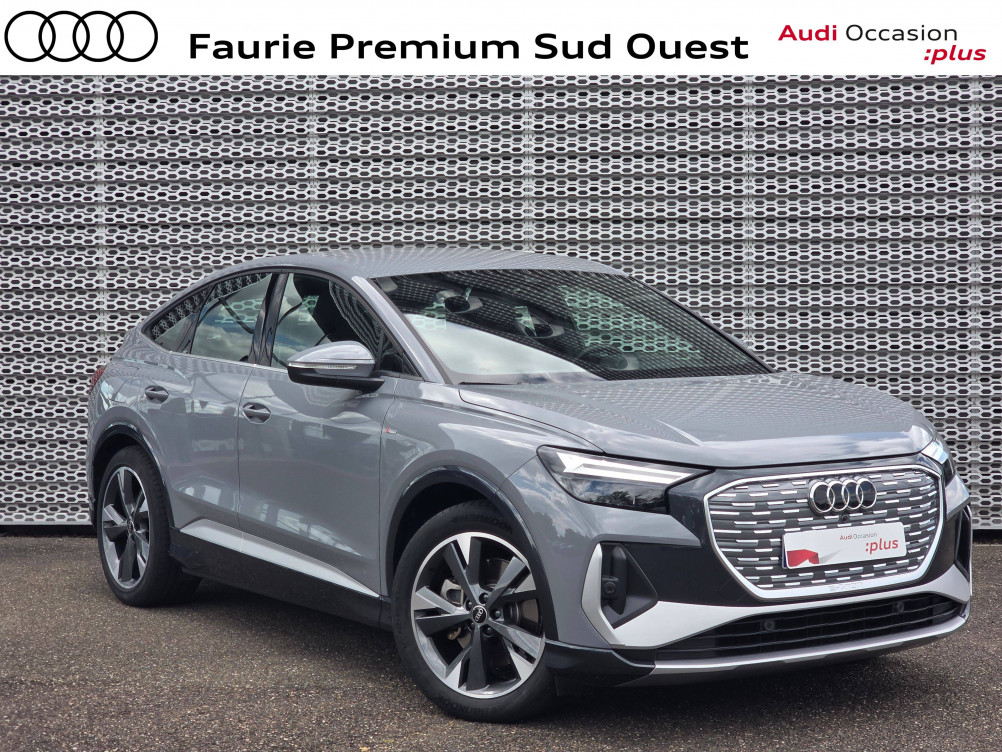 Acheter Audi Q4 Q4 e-tron Sportback 50 quattro 299 ch 82 kW S line 5p occasion dans les concessions du Groupe Faurie