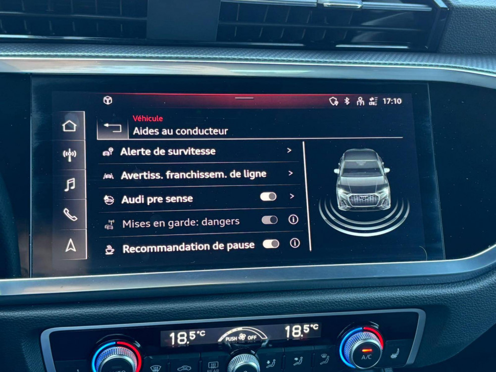 Acheter Audi Q3 Q3 Sportback 35 TDI 150 ch S tronic 7 S line 5p occasion dans les concessions du Groupe Faurie