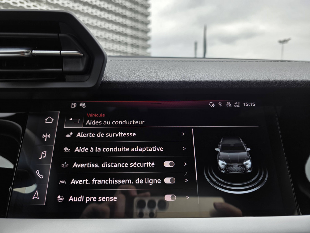 Acheter Audi A3 A3 Sportback 35 TFSI Mild Hybrid 150 S tronic 7 S Line 5p occasion dans les concessions du Groupe Faurie