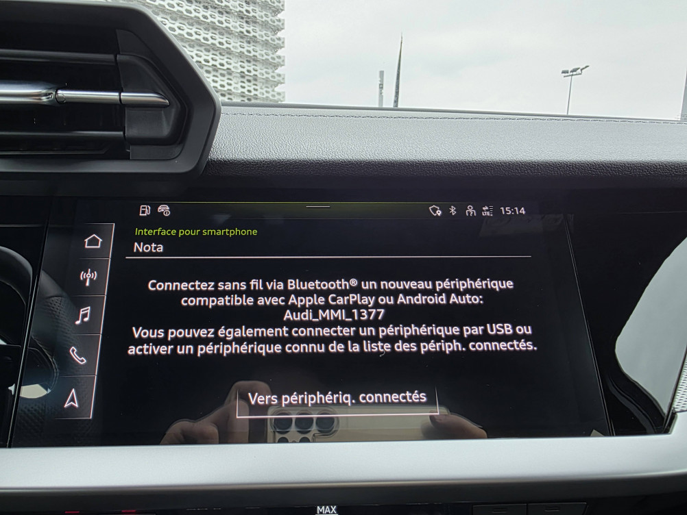 Acheter Audi A3 A3 Sportback 35 TFSI Mild Hybrid 150 S tronic 7 S Line 5p occasion dans les concessions du Groupe Faurie