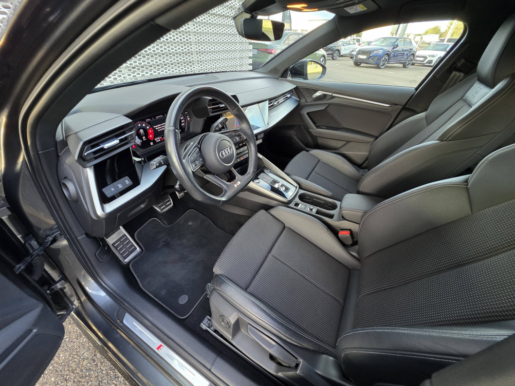 Acheter Audi A3 A3 Sportback 35 TFSI Mild Hybrid 150 S tronic 7 S Line 5p occasion dans les concessions du Groupe Faurie