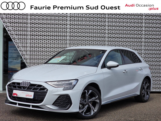 Acheter Audi A3 A3 Sportback TFSI Mild Hybrid 150 S tronic 7 S line 5p occasion dans les concessions du Groupe Faurie