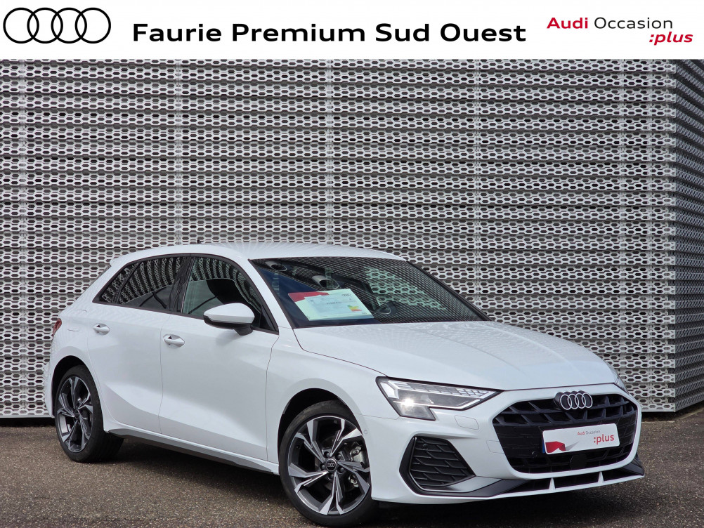 Acheter Audi A3 A3 Sportback TFSI Mild Hybrid 150 S tronic 7 S line 5p occasion dans les concessions du Groupe Faurie