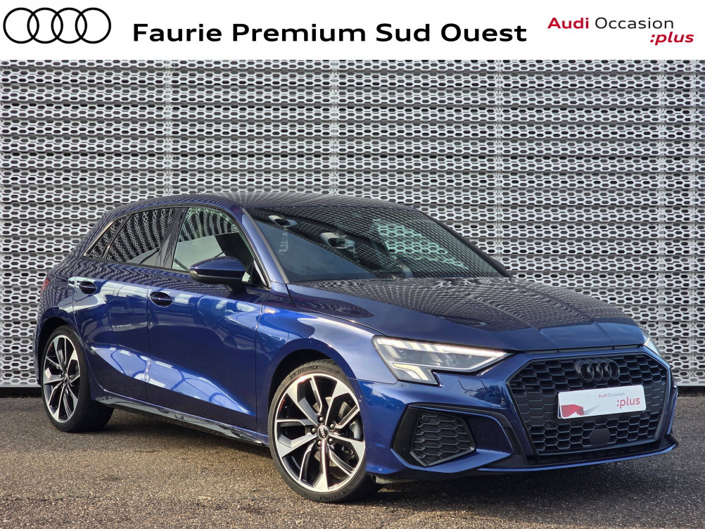 Acheter Audi A3 A3 Sportback 35 TFSI 150 S tronic 7 S Line 5p occasion dans les concessions du Groupe Faurie