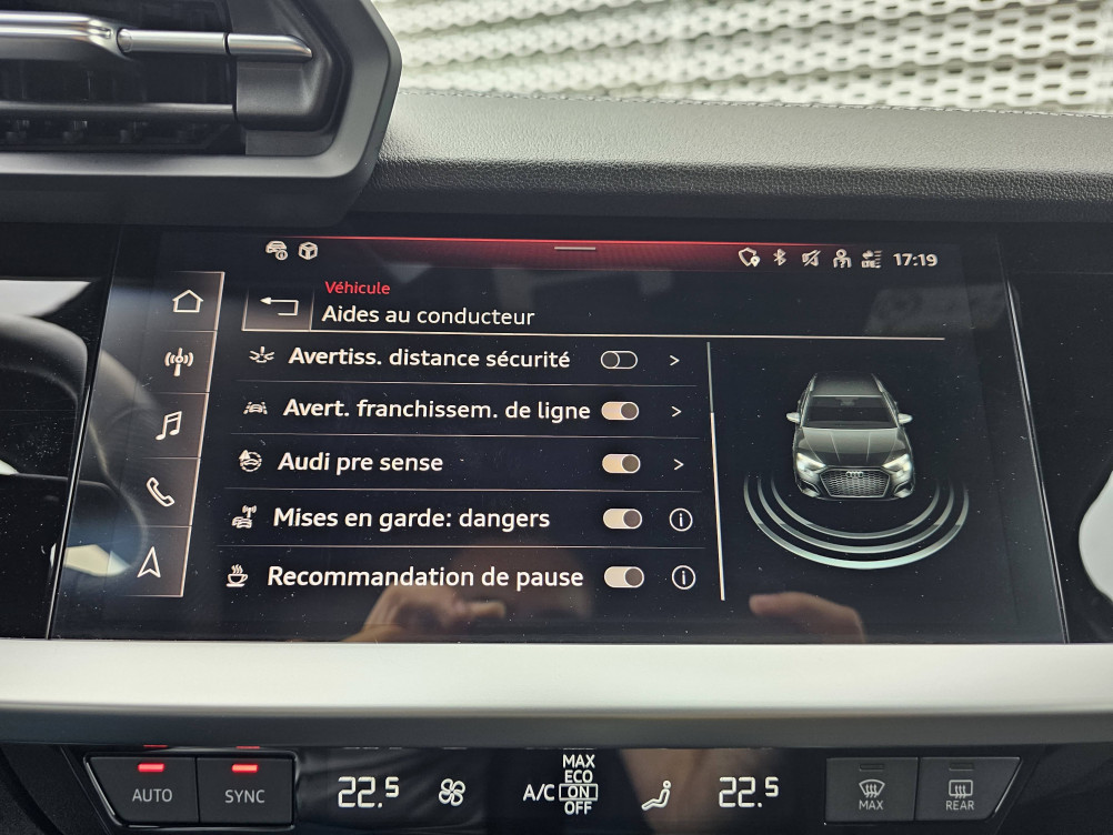 Acheter Audi A3 A3 Sportback 35 TDI 150 S tronic 7 S Line 5p occasion dans les concessions du Groupe Faurie