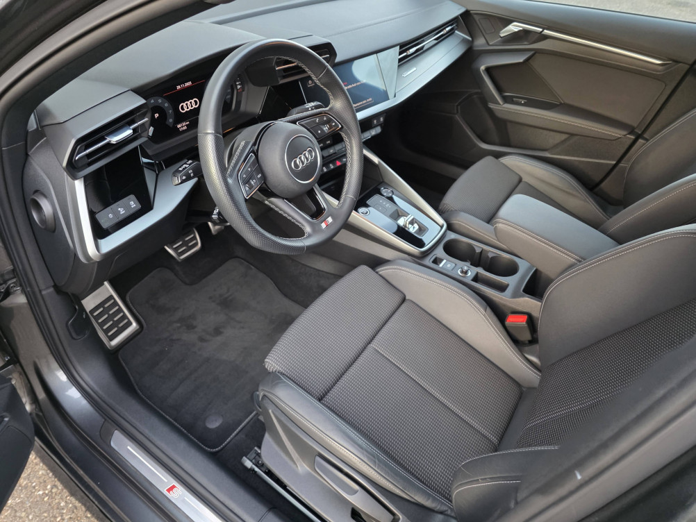 Acheter Audi A3 A3 Sportback 35 TFSI Mild Hybrid 150 S tronic 7 S Line 5p occasion dans les concessions du Groupe Faurie