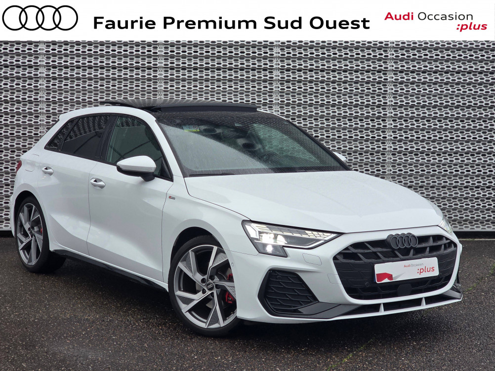 Acheter Audi A3 A3 Sportback TFSI Mild Hybrid 150 S tronic 7 S line 5p occasion dans les concessions du Groupe Faurie