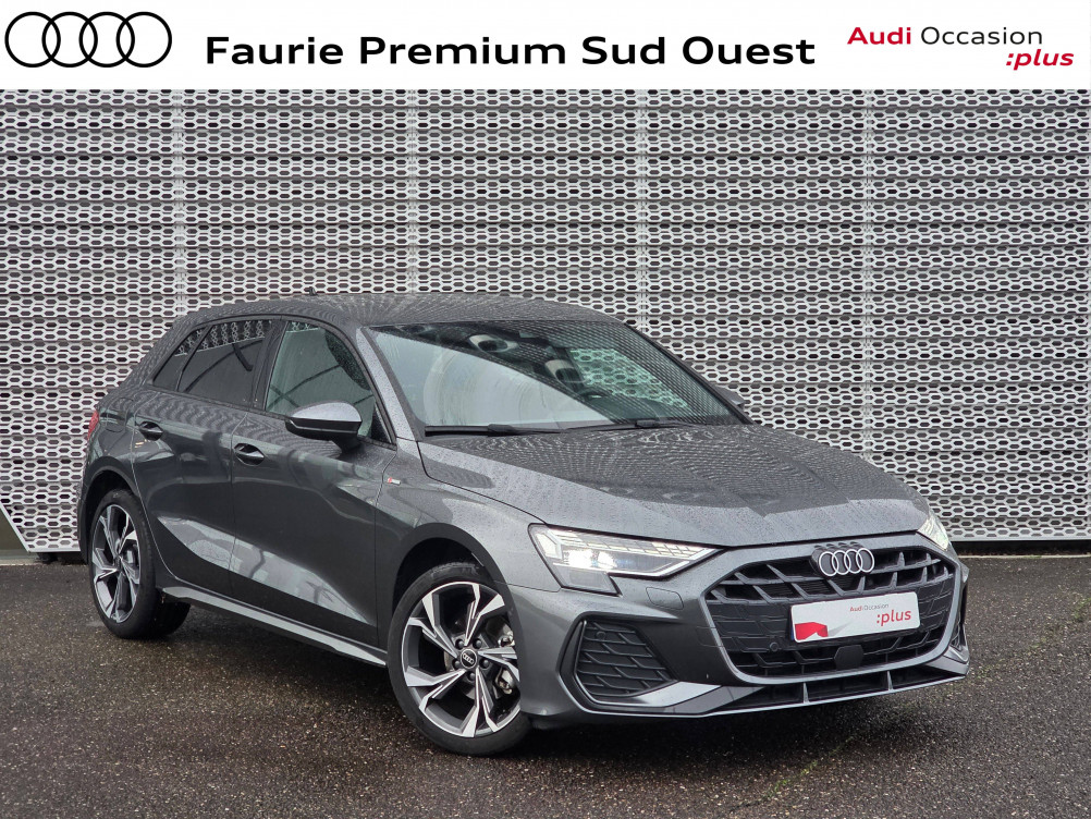 Acheter Audi A3 A3 Sportback TFSI Mild Hybrid 150 S tronic 7 S line 5p occasion dans les concessions du Groupe Faurie