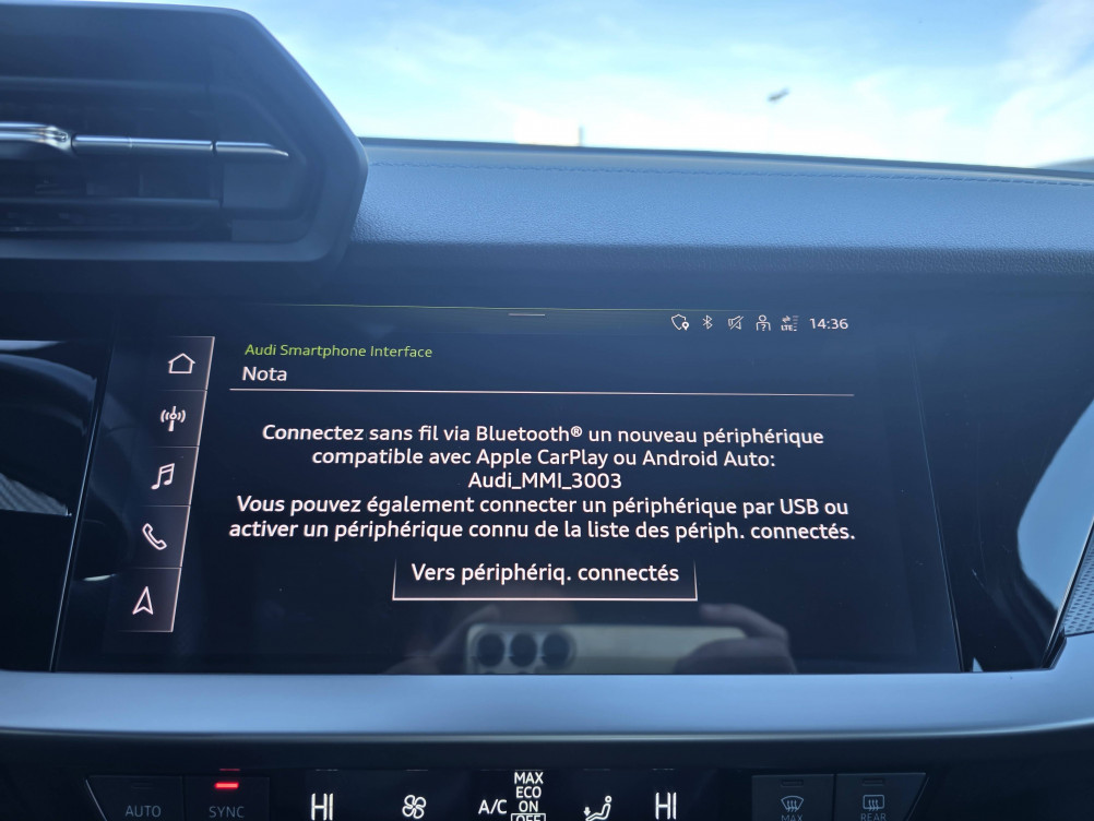 Acheter Audi A3 A3 Sportback 30 TDI 116 S tronic 7 S Line 5p occasion dans les concessions du Groupe Faurie