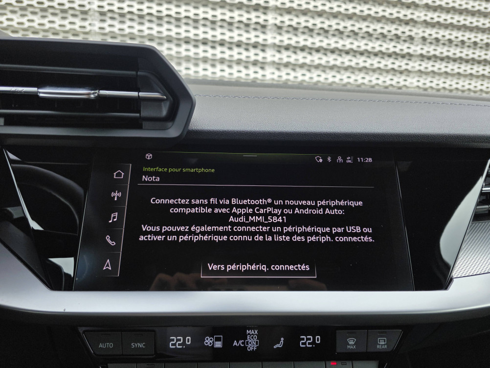 Acheter Audi A3 Sportback A3 Sportback 40 TFSIe 204 S tronic 6 S Line 5p neuf dans les concessions du Groupe Faurie