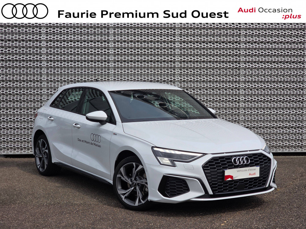 Acheter Audi A3 Sportback A3 Sportback 40 TFSIe 204 S tronic 6 S Line 5p neuf dans les concessions du Groupe Faurie