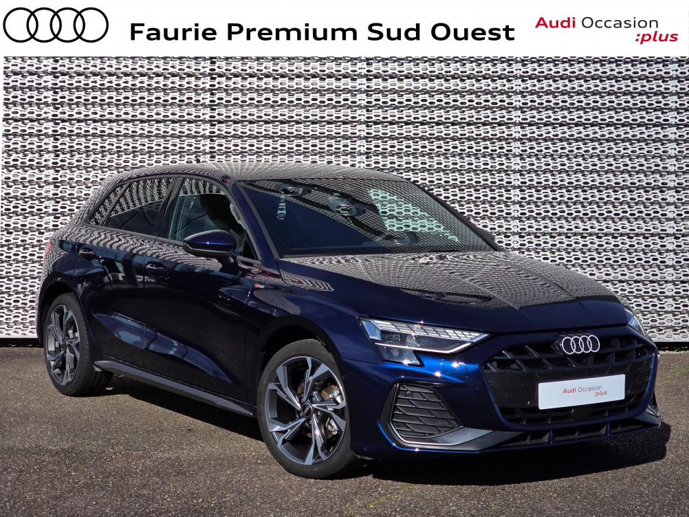 Acheter Audi A3 A3 Sportback TFSI Mild Hybrid 150 S tronic 7 S line 5p occasion dans les concessions du Groupe Faurie
